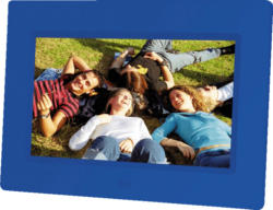 BRAUN PHOTOTECHNIK DigiFrame 709 LED Bilderrahmen , 17.8 cm, 800 x 480 Pixel , Blau