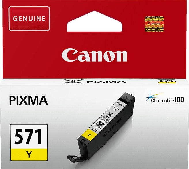 CANON CLI 571 Y Tintenpatrone Gelb (0388C001)