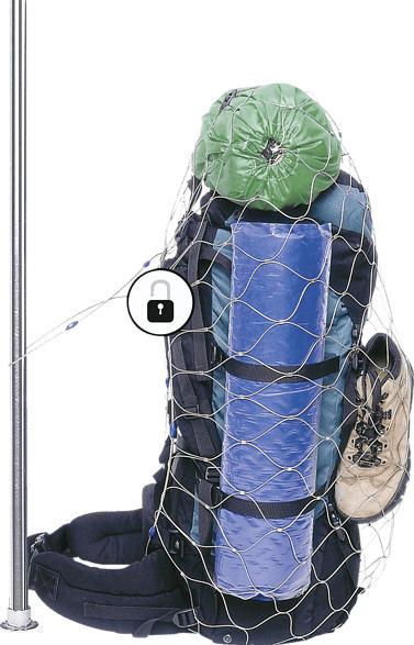 PACSAFE Travelsafe 120l Kamerataschen , Silber
