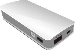 ICONBIT FTB6600PB Powerbank 6600 mAh Weiß/Grau
