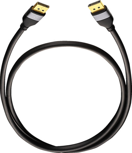 OEHLBACH Impact Plus 200 Displayport-Kabel, Schwarz