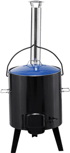 TEPRO 1082 Waverly Kohlegrill, Schwarz/Blau