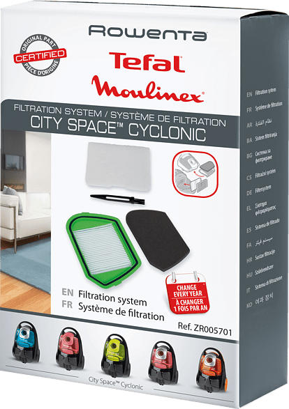 ROWENTA ZR005701 Filtersystem City Space Cyclonic, Filtersystem