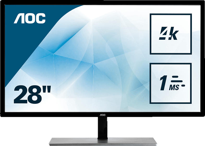 AOC U2879VF 28 Zoll UHD 4K Monitor (1 ms Reaktionszeit, FreeSync, 60 Hz)