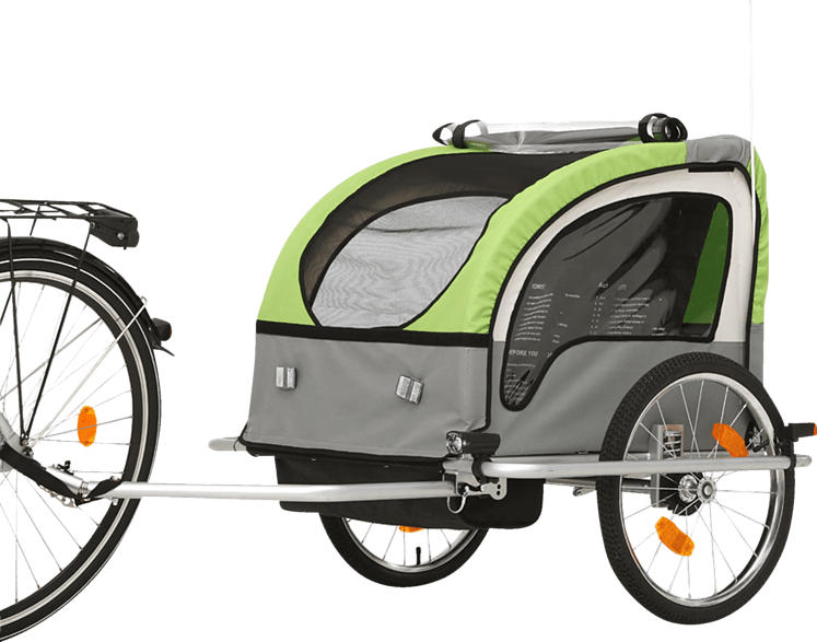 FISCHER 86388 Kinder-Fahrradanhänger Komfort