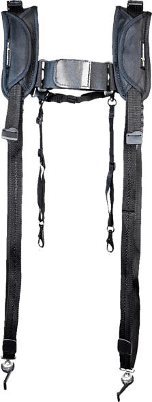 SUN SNIPER Double Plus Harness Tragegurt, Schwarz