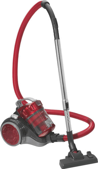 CLATRONIC BS 1302, Bodenstaubsauger, Staubsauger, 700 Watt, Anthrazit/Rot
