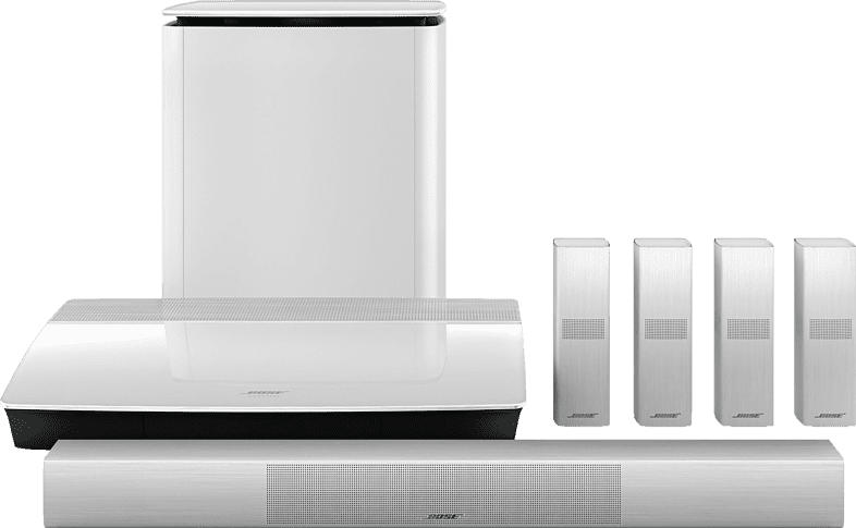 BOSE Lifestyle 650 5.1 Heimkino-System (Bluetooth, App-steuerbar, Weiß)