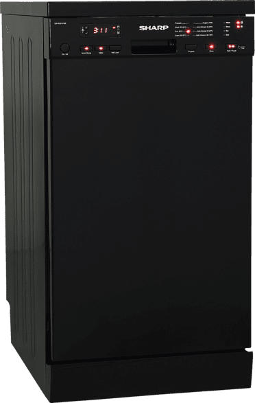 SHARP QW-S22F472B-DE Geschirrspüler (freistehend, 450 mm breit, 47 dB (A), A++)