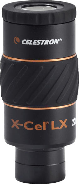 CELESTRON 821240 X-Cel LX 2.3 mm, 1.25 Okular, Astronomie, Schwarz