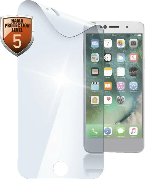 HAMA Crystal Clear Schutzfolie (Apple iPhone 7, iPhone 8)