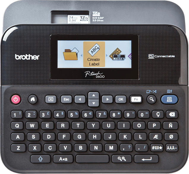 BROTHER PT-D600VP Beschriftungsgerät, Schwarz