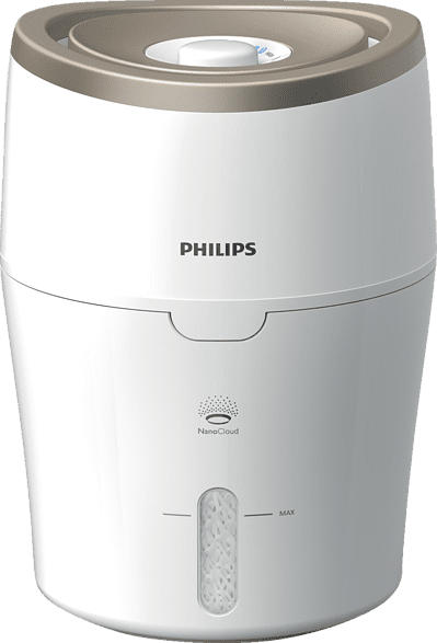 PHILIPS HU 4811/10 Series 2000 Luftbefeuchter Weiß/Champagner (17 Watt, Raumgröße: 38 m²)