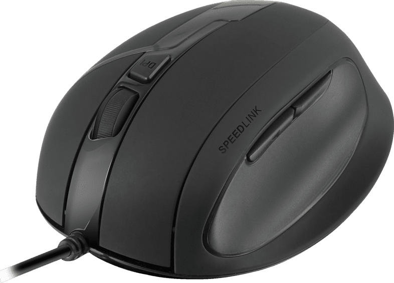 SPEEDLINK OBSIDIA ergonomische Maus, Schwarz