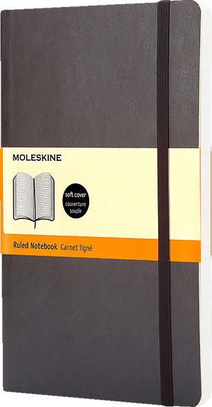 MOLESKINE L/A5 Liniert Notizbuch, Schwarz