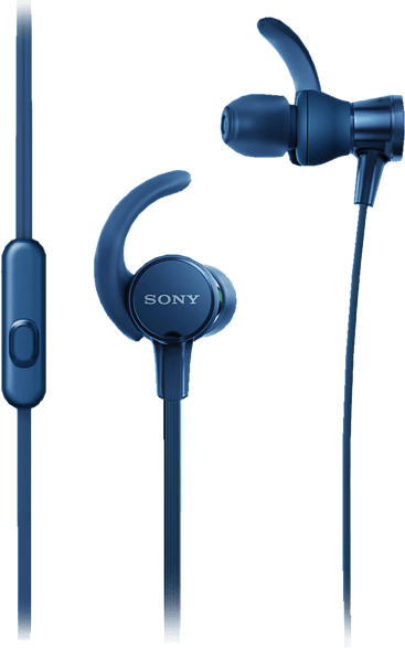SONY MDR-XB510AS, In-ear Kopfhörer Blau