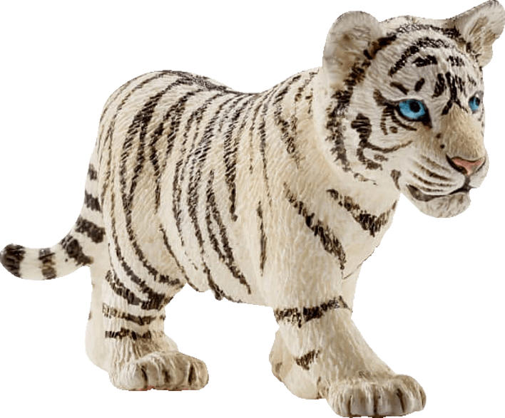 SCHLEICH Tigerjunges, weiß Spielfigur, Mehrfarbig