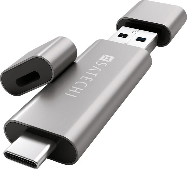 SATECHI Typ-C + USB 3.0 Kartenlesegerät