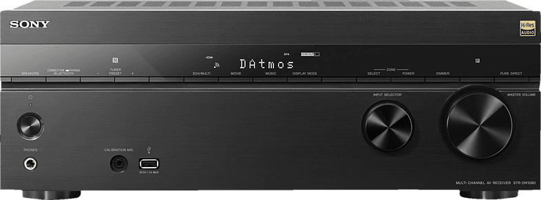 SONY STR-DN1080 AV-Receiver (7.2 Kanäle, Schwarz)