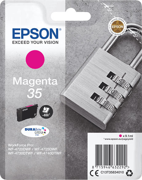 EPSON Original Tintenpatrone Schloss Magenta (C13T35834010 )