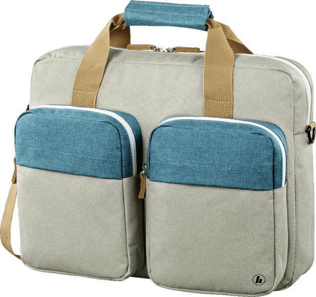 HAMA Florenz II Notebooktasche, Aktentasche, Petrol/Grau