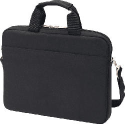 DICOTA Slim Case BASE Notebooktasche, Umhängetasche, Schwarz