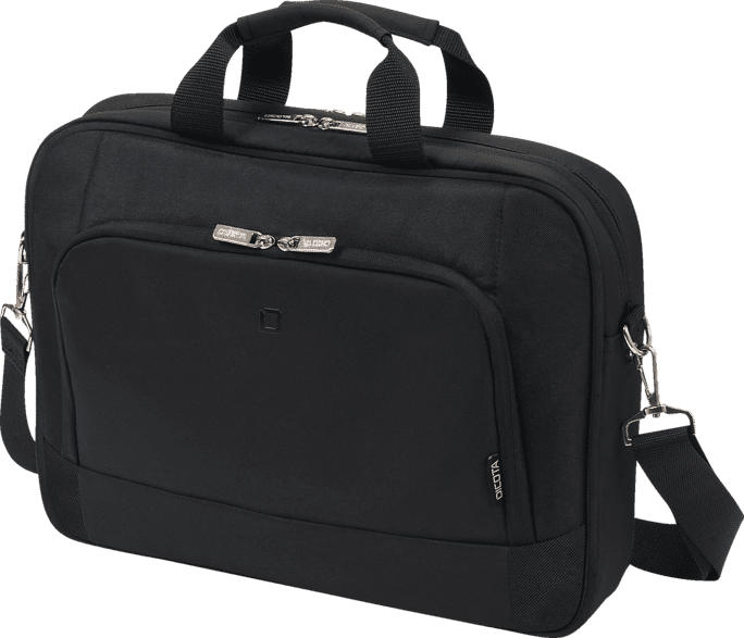 DICOTA Top Traveller BASE Notebooktasche, Umhängetasche, Schwarz
