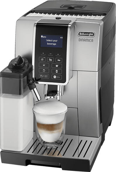 DELONGHI Dinamica ECAM 352.55.SB Kaffeevollautomat Silber/Schwarz