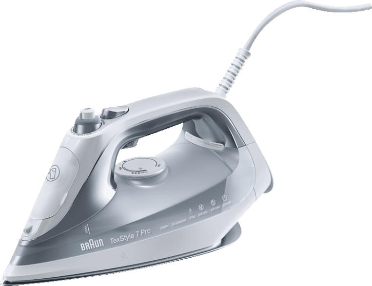 BRAUN TexStyle 7 SI 7088 Dampfbügeleisen (2600 Watt, Eloxal)