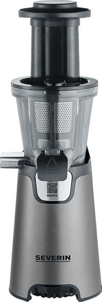 SEVERIN ES 3571 Slow Juicer 150 Watt Schwarz/Edelstahl