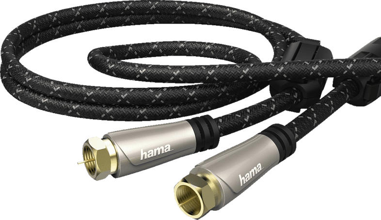 HAMA F-Stecker 3 m SAT-Anschlusskabel