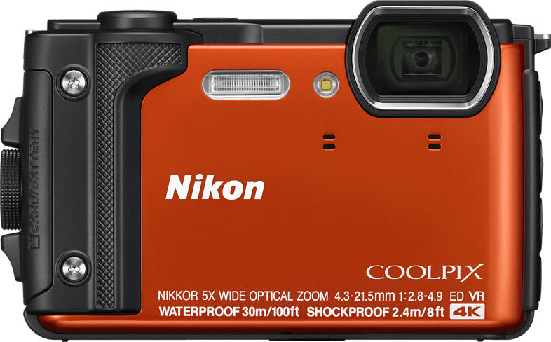 NIKON Coolpix W300 Digitalkamera Orange, 16 Megapixel, TFT-LCD, WLAN