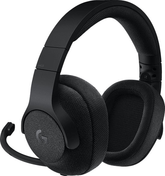 LOGITECH G433 Surround Gaming Headset Triple Black