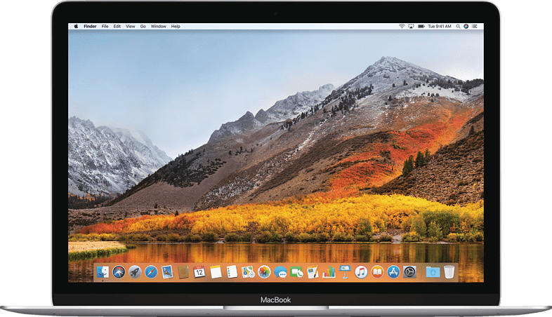 APPLE MacBook mit deutscher Tastatur, Notebook mit 12 Zoll Display, Core i7 Prozessor, 8 GB RAM, 256 GB Flash, Intel® HD-Grafik 615, Silber