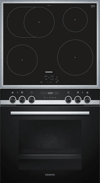 SIEMENS EQ521IB00 iQ500 Einbauherdset (Induktionskochfeld, A, 71 l)
