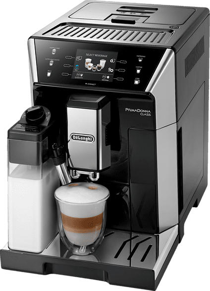 DELONGHI PrimaDonna Class ECAM 556.55.SB Kaffeevollautomat Schwarz/Silber