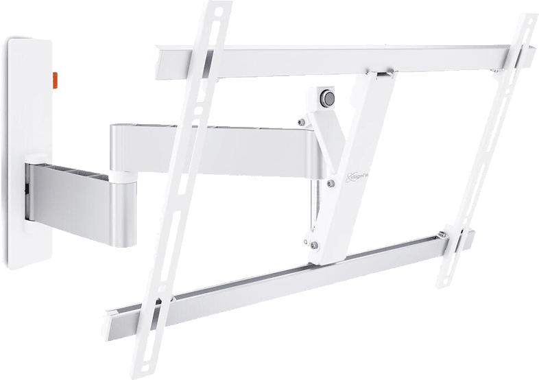 VOGEL´S WALL 3345 TV-Wandhalterung für 102-165 cm (40-65 Zoll) Fernseher, drehbar und neigbar Wandhalterung, Weiß