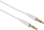 MediaMarkt HAMA 3.5-mm-Klinken-Stecker Audio-Kabel, Weiß