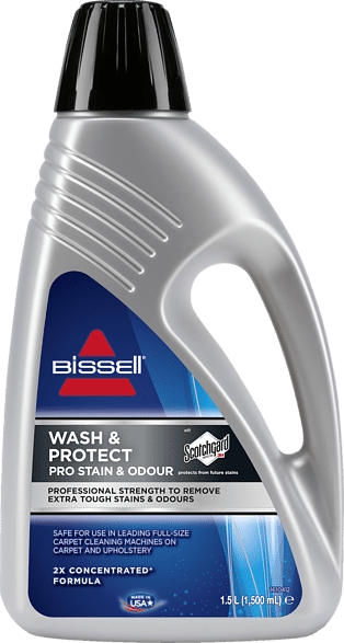 BISSELL 1089N Wash & Protect Pro Reinigungsmittel, Grau/Schwarz