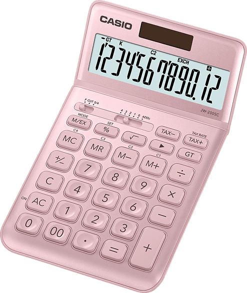 CASIO JW-200SC-PK Tischrechner