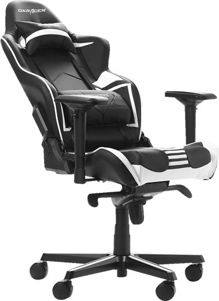 DXRACER Racing Pro R131 Gaming Chair Black/White Gaming Stuhl, Schwarz/Weiß