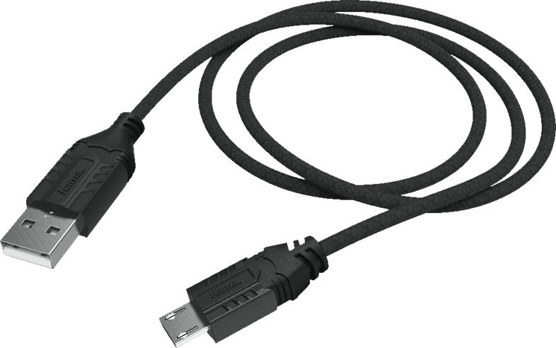 HAMA Basic Controller-Ladekabel, Schwarz