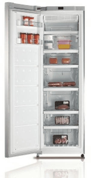 SCHNEIDER SGS 340 NF IX Gefrierschrank (A++, 245 kWh/Jahr, 1855 mm hoch, Silber)