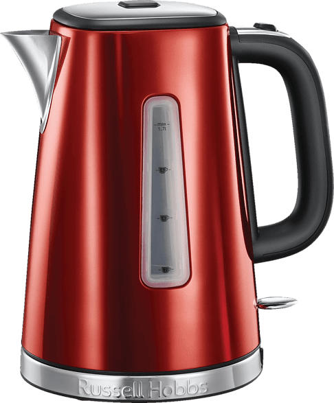 RUSSELL HOBBS 23210-70 RH Luna solar Wasserkocher, Rot