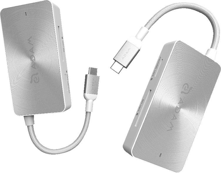 ADAM ELEMENTS CASA Hub PDC501 Multi-Port Adapter, Silber