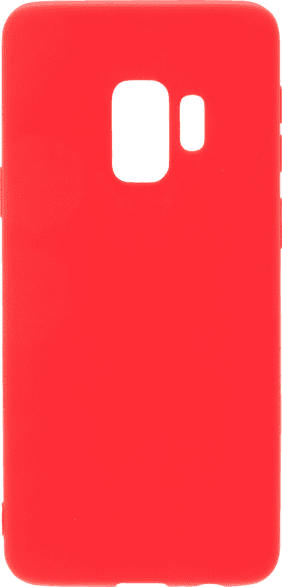 V-DESIGN VMT 232 Matt , Backcover, Samsung, Galaxy S9, Thermoplastisches Polyurethan, Rot