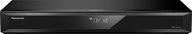 PANASONIC DMR-UBC70 EGK UHD Blu-ray Recorder, Schwarz