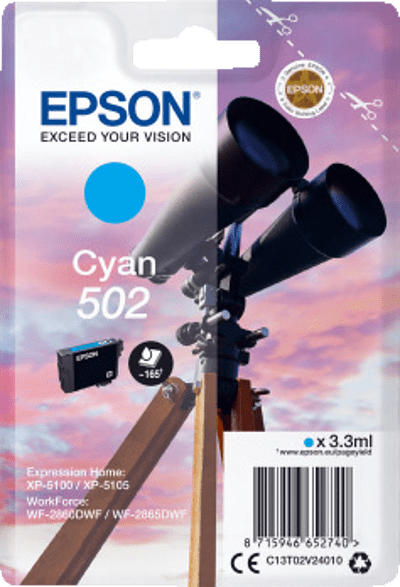 EPSON 502 Cyan (C13T02V24010)