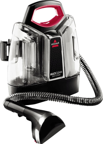 BISSELL 4720M MultiClean Spot&Stain Tragbarer Fleckenreiniger, Schwarz/ Rot/Transparent