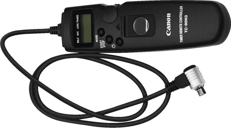CANON TC-80N36D Fernauslöser mit Timerfunktionen, Schwarz